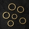 Корозия покрытая золотом ключевых колец сплава цинка держателя анти- антиржавейное ISO9001