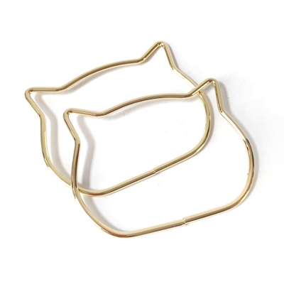 Colorfast сумка металла уха кота регулирует ровный край для ODM бумажника и муфты