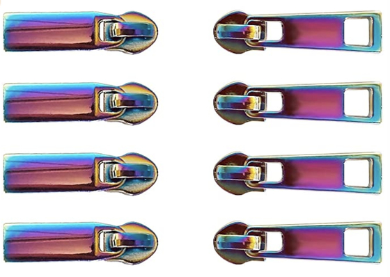Металл Alalamu ISO9001 декоративный застегивает на молнию тяги молнии радуги Multicolour