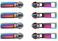 Металл Alalamu ISO9001 декоративный застегивает на молнию тяги молнии радуги Multicolour